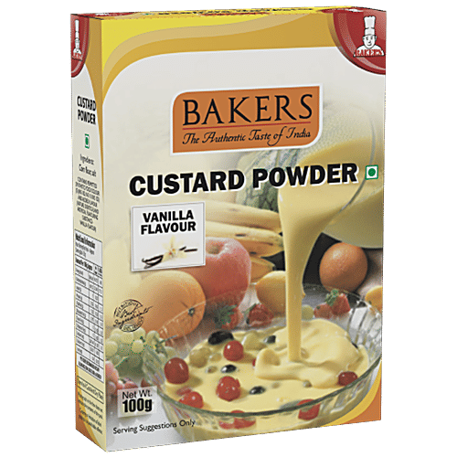 Bakers Custard Powder Vanilla Flavoured 100g